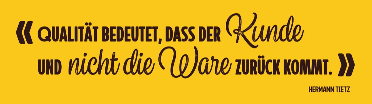 Qualität bedeutet